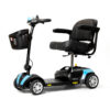 Aqua Blue Roma Dallas Boot Scooter side view